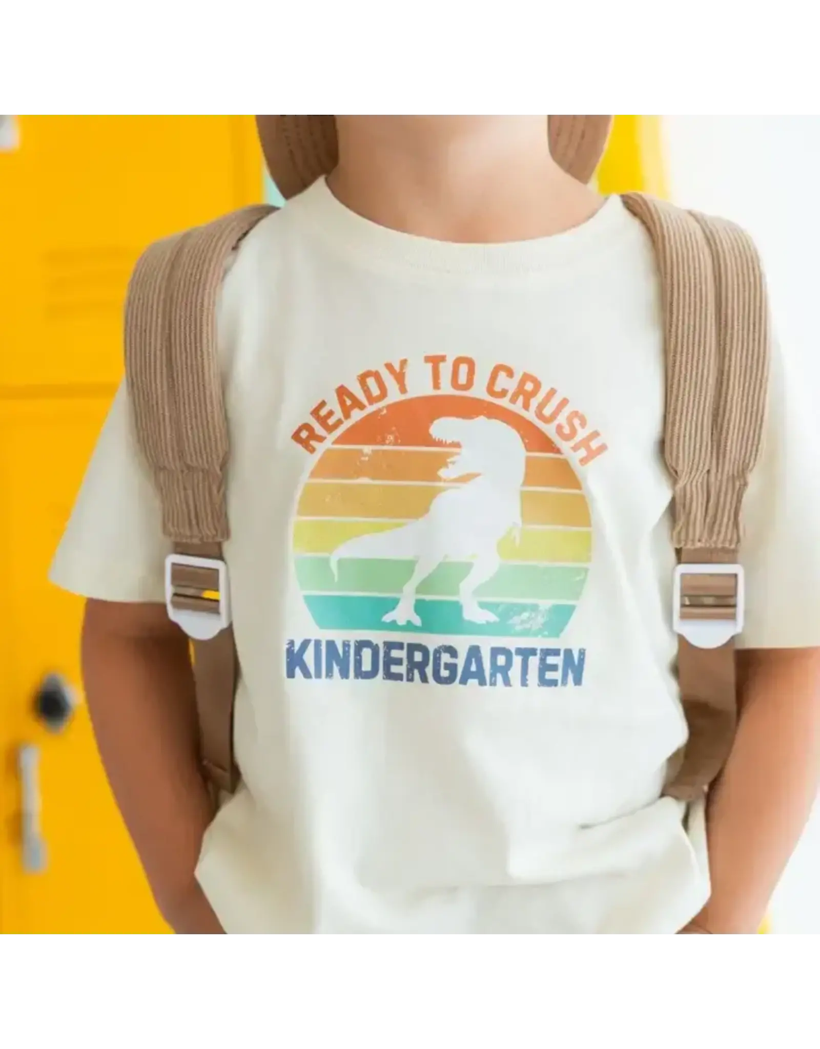 Sweet Wink- Ready to Crush Kindergarten Shirt: Natural