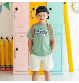 Sweet Wink Sweet Wink- First Grade Varsity Shirt: Sage