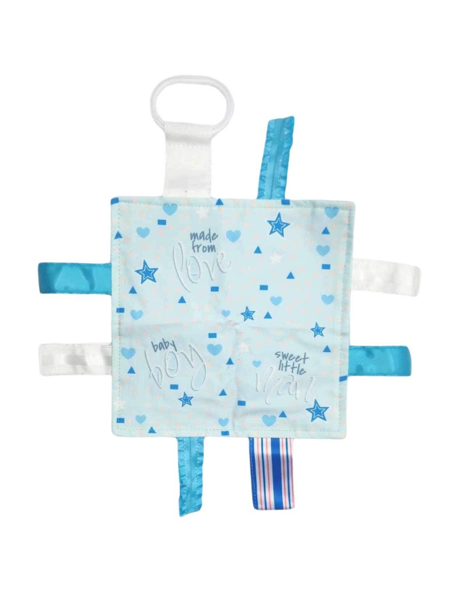 Baby Jack & Company Baby Jack & Co.- Baby Boy Crinkle Tag Toy Teether 8’ x 8’
