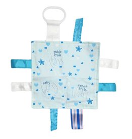 Baby Jack & Company Baby Jack & Co.- Baby Boy Crinkle Tag Toy Teether 8’ x 8’