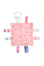 Baby Jack & Company Baby Jack & Co.- Baby Girl Crinkle Tag Toy Teether 8’ x 8’