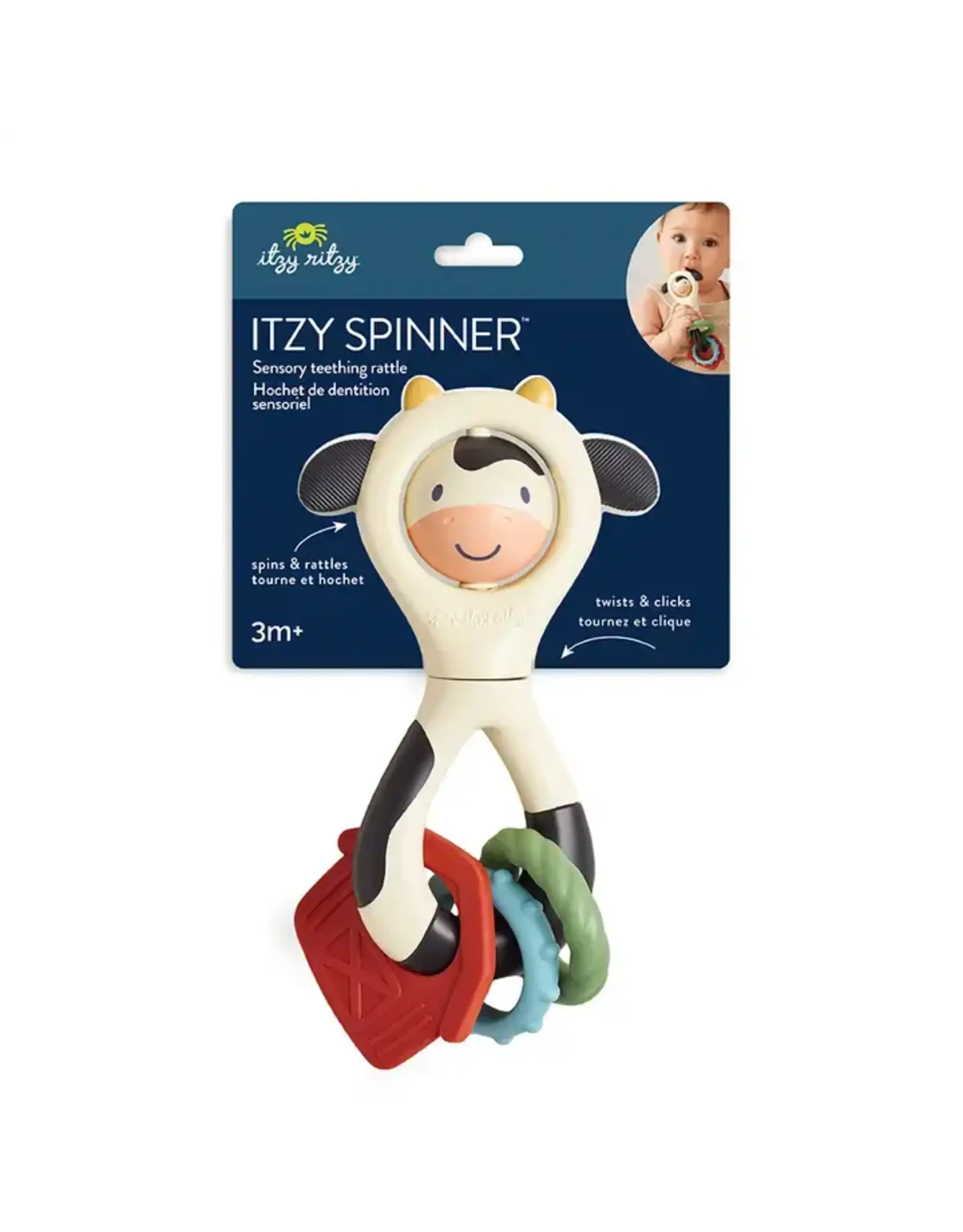 Itzy Ritzy Itzy Ritzy- Itzy Spinner: Cow