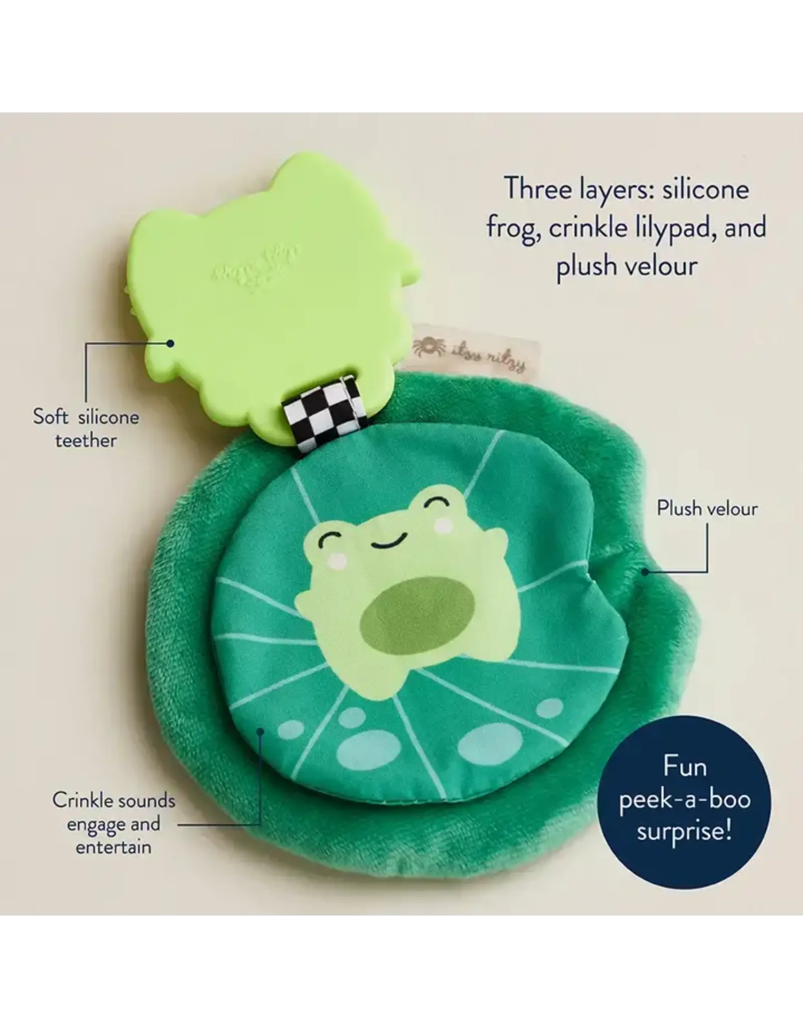 Itzy Ritzy Itzy Ritzy- Sweetie Crinkle Frog