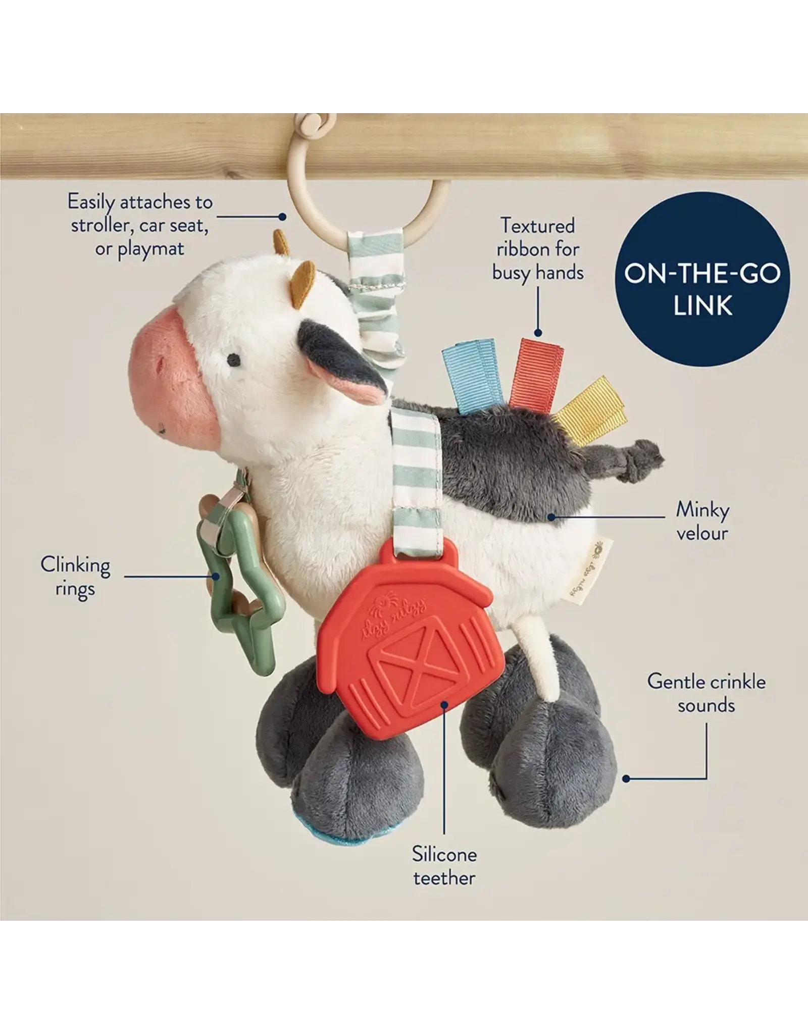 Itzy Ritzy Itzy Ritzy- Cow Itzy Friends Link & Love Activity