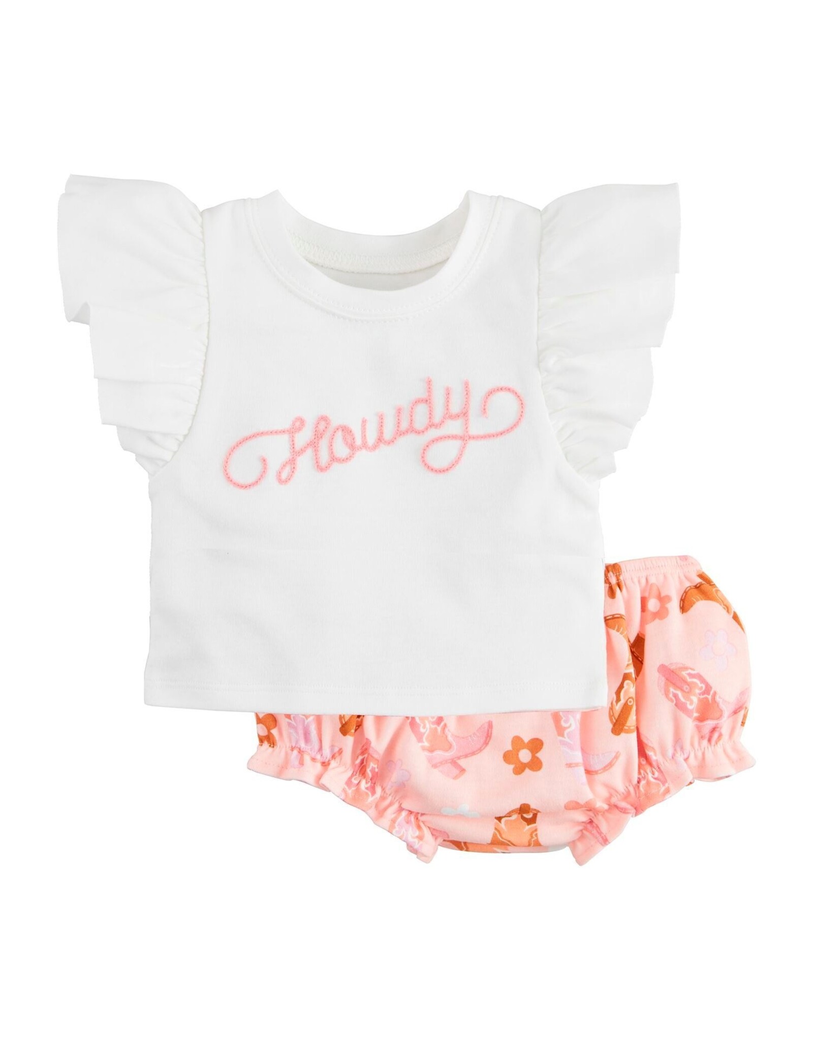 Mudpie Mud Pie- Howdy Pinafore Set