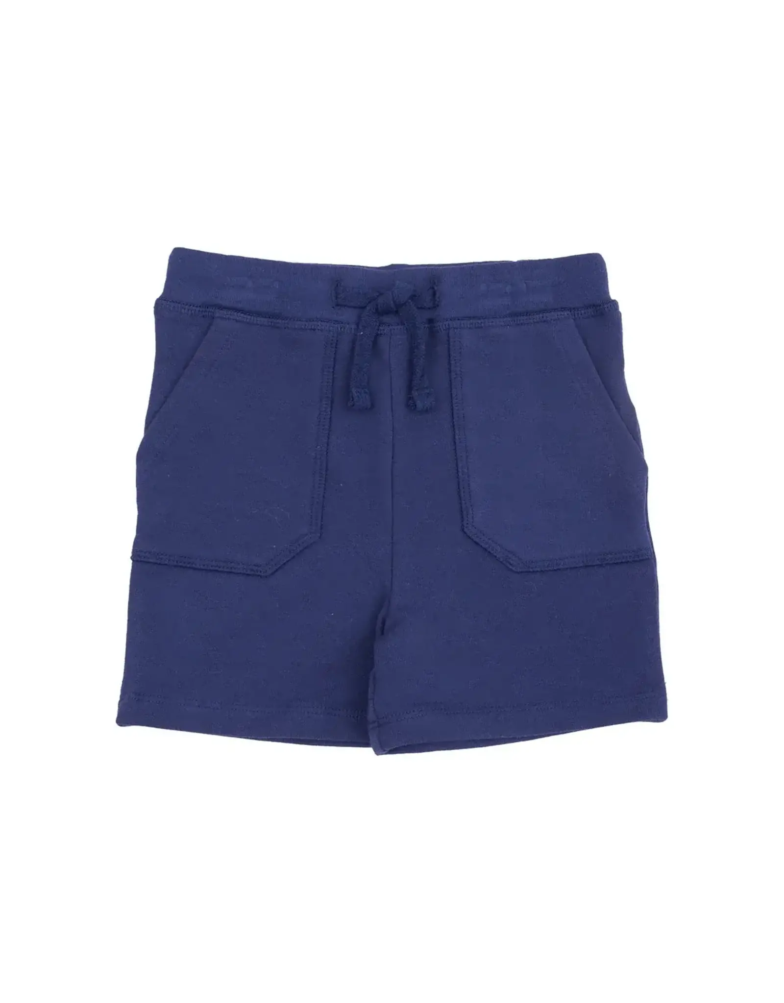Angel Dear Angel Dear- Navy French Terry Everyday Short