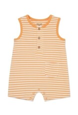 Little Me Little Me-  Banana Rib Romper
