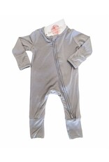 Rockin' Royalty Baby Rockin Royalty Baby- Stone Grey Footie