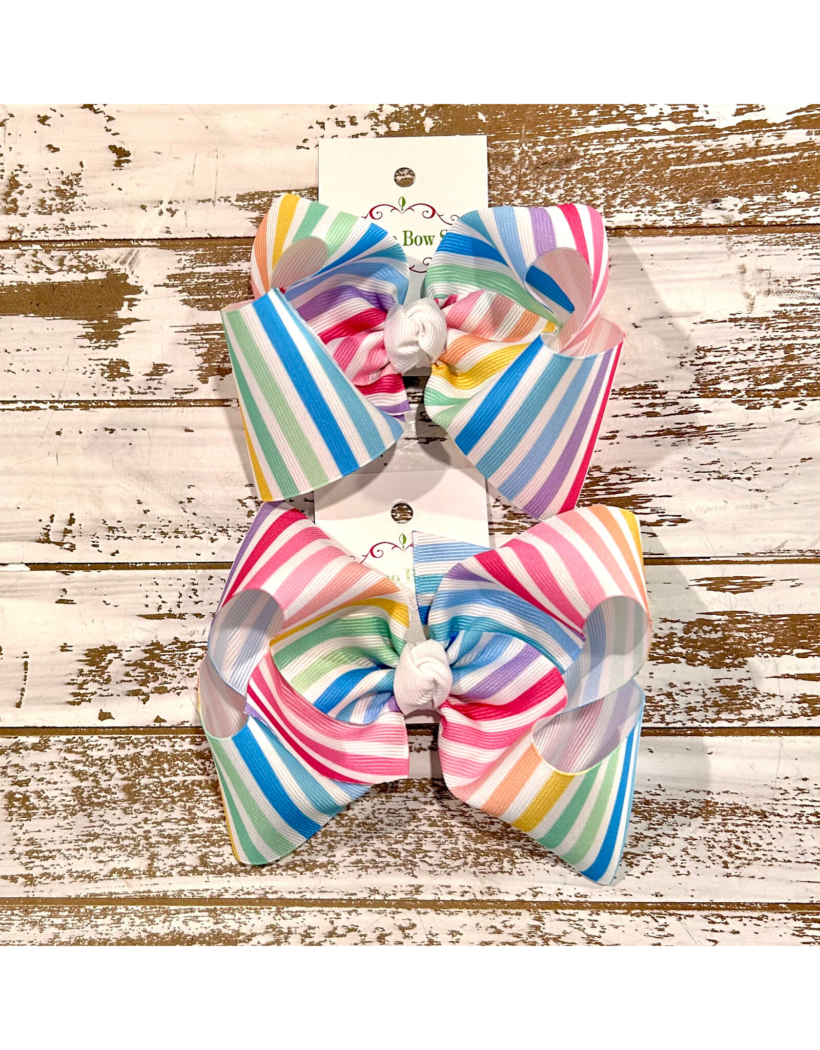 One Stop Bow Shop One Stop - School Stripe Bow