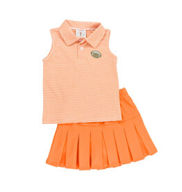 Cypress Row Cypress Row- Orange Fan Zone Skort Set