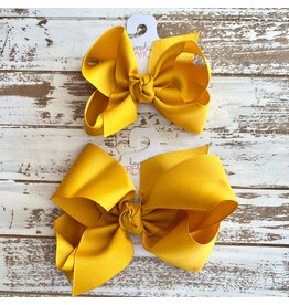 Beyond Creations Beyond Creations- Old Gold Grosgrain Knot Bow