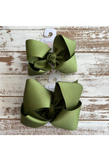 Beyond Creations Beyond Creations- Moss Grosgrain Knot Bow