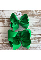 Beyond Creations Beyond Creations- Emerald Grosgrain Knot Bow