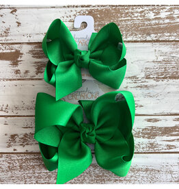 Beyond Creations Beyond Creations- Emerald Grosgrain Knot Bow