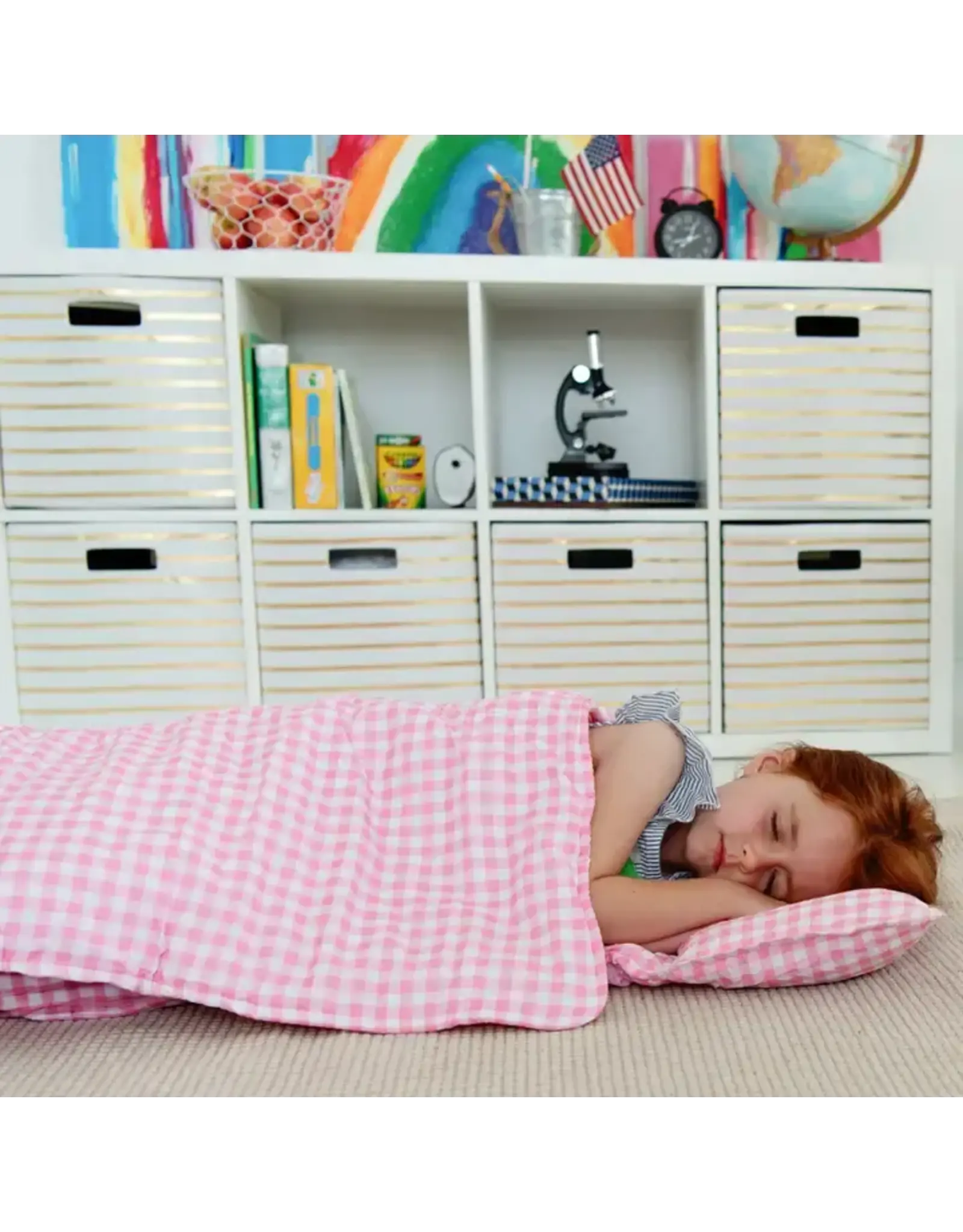 Sugar Bee Clothing Sugar Bee- Pink Gingham Nap Mat