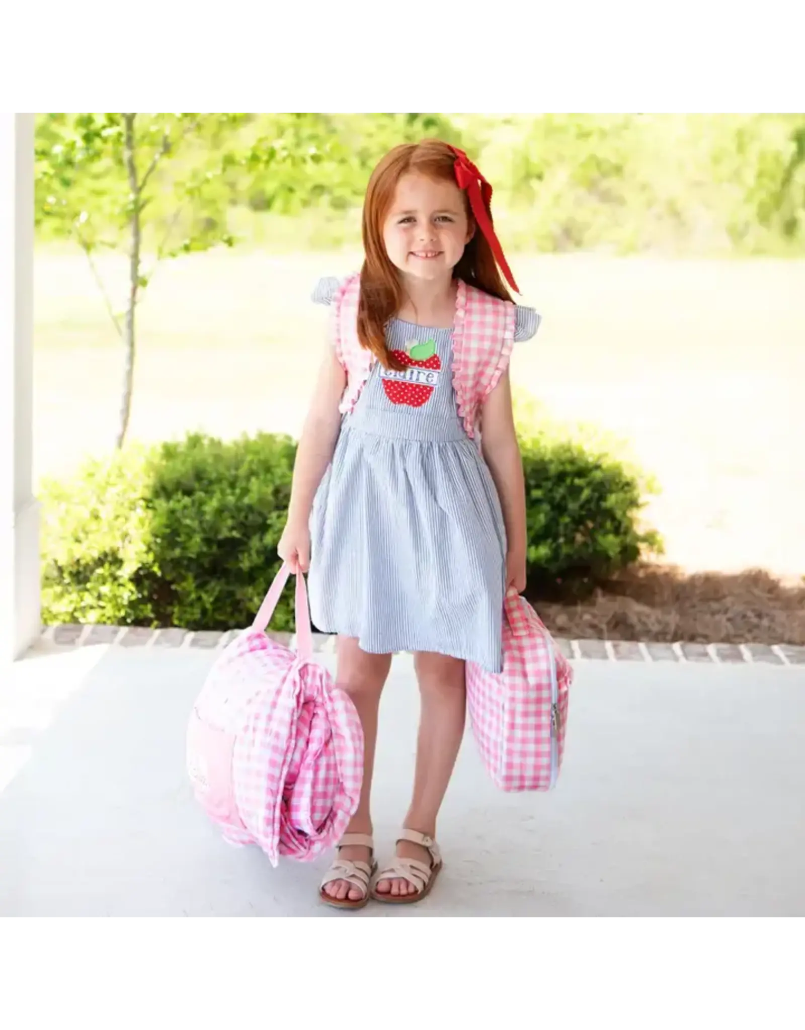 Sugar Bee Clothing Sugar Bee- Pink Gingham Nap Mat