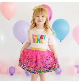 Sweet Wink- BDAY Girl Patch S/S Ballet Pink TShirt