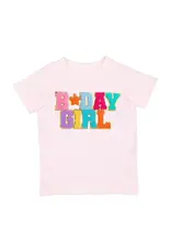Sweet Wink- BDAY Girl Patch S/S Ballet Pink TShirt