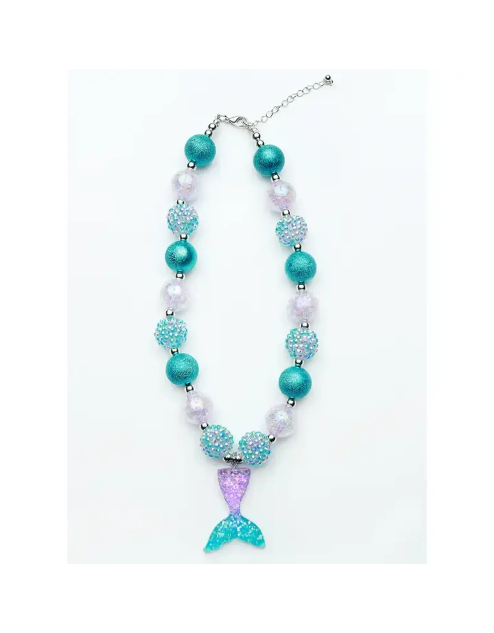 Sparkle Sisters Sparkle Sisters- Mermaid Tail Necklace Turquoise
