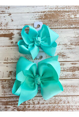 Beyond Creations Beyond Creations- Aquamarine Grosgrain Knot Bow