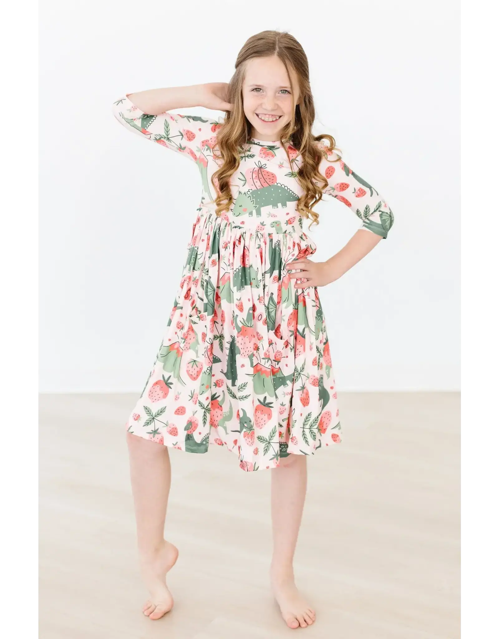 Mila & Rose Mila & Rose- Hear Me Roar Pocket Twirl Dress