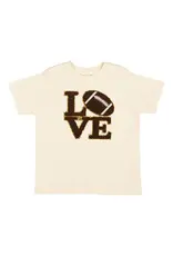 Sweet Wink- LOVE Patch S/S Natural TShirt
