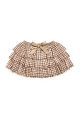 Sweet Wink- Gingham Printed Tulle Tiered Tutu