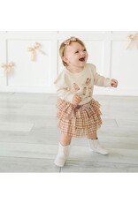 Sweet Wink- Cowgirl Cutie L/S Natural Romper