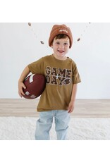 Sweet Wink Sweet Wink- GAMEDAY Patch S/S Mocha TShirt