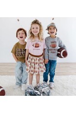 Sweet Wink Sweet Wink- GAMEDAY Patch S/S Mocha TShirt