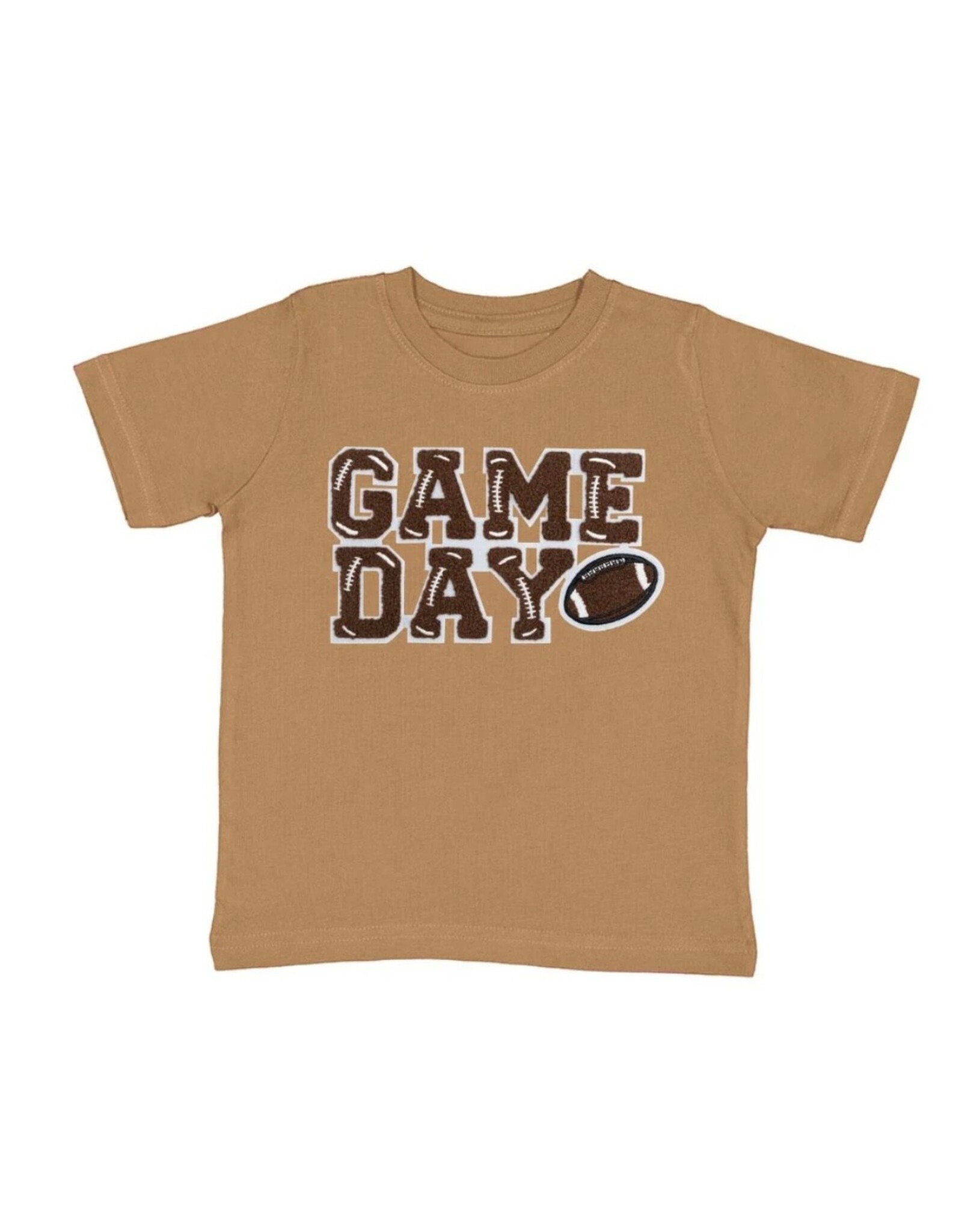 Sweet Wink Sweet Wink- GAMEDAY Patch S/S Mocha TShirt