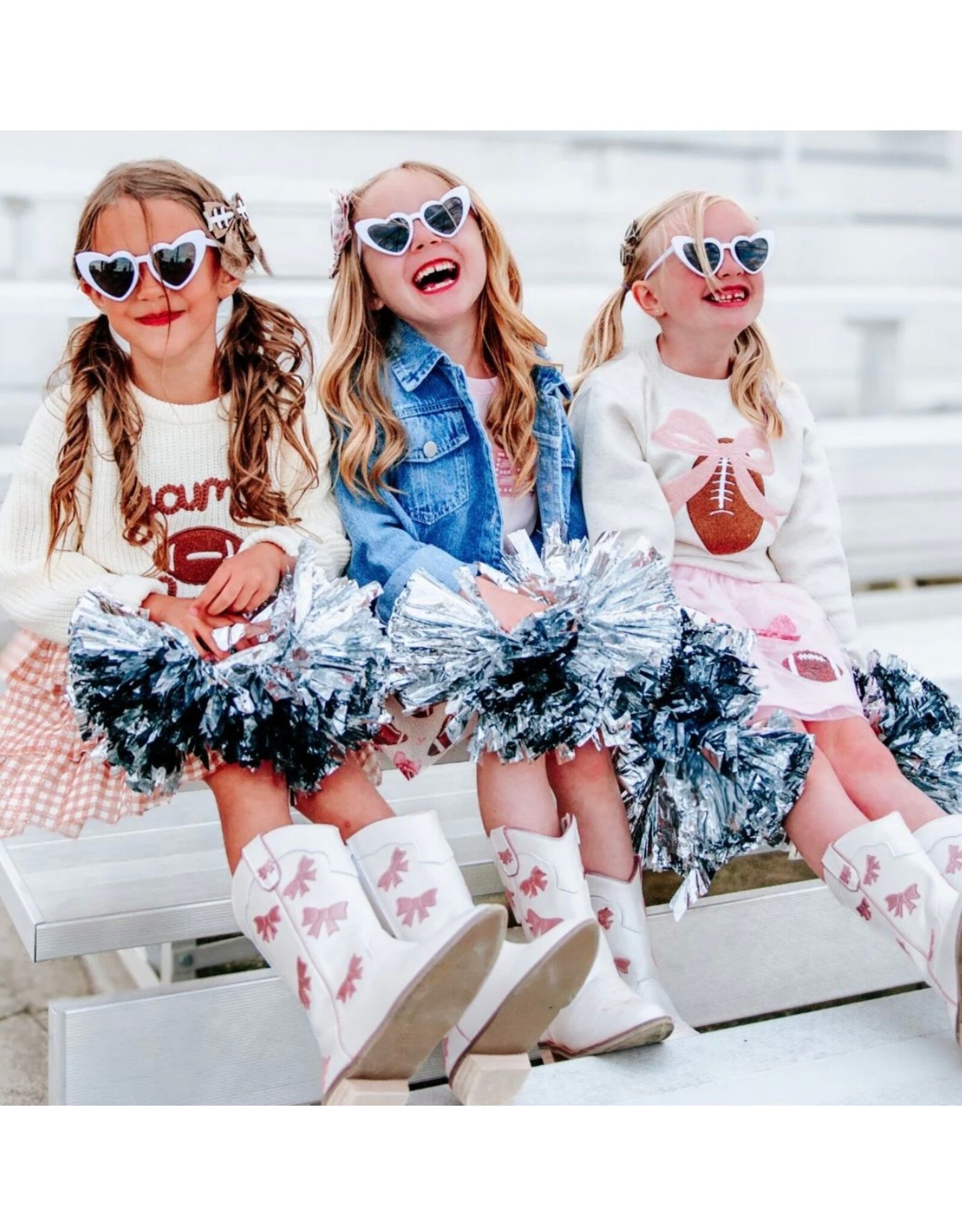 Sweet Wink- Coquette Football Sequin Tutu