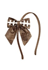 Sweet  Wink- Football Bow Headband