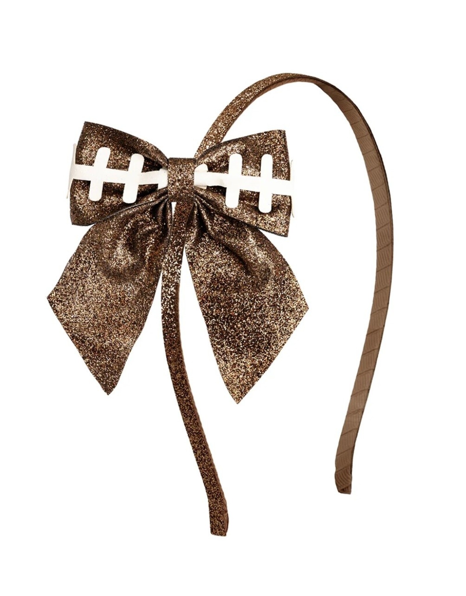 Sweet Wink Sweet  Wink- Football Bow Headband