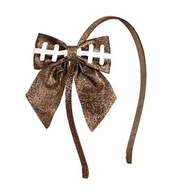 Sweet  Wink- Football Bow Headband