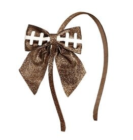 Sweet Wink Sweet  Wink- Football Bow Headband