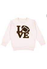 Sweet Wink- Football Love Patch Sweatshirt