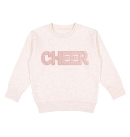 Sweet Wink- CHEER Pearl Patch Natural Sweatshirt