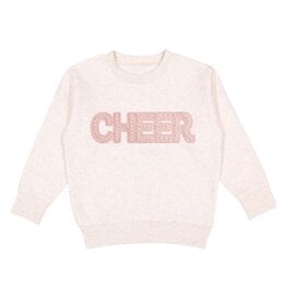 Sweet Wink Sweet Wink- CHEER Pearl Patch Natural Sweatshirt