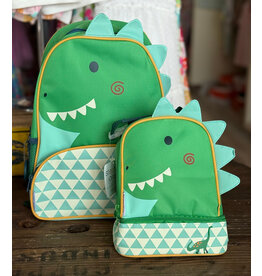 stephen joseph Stephen Joseph- Sidekick Backpack & Lunch Pal Set: Dino