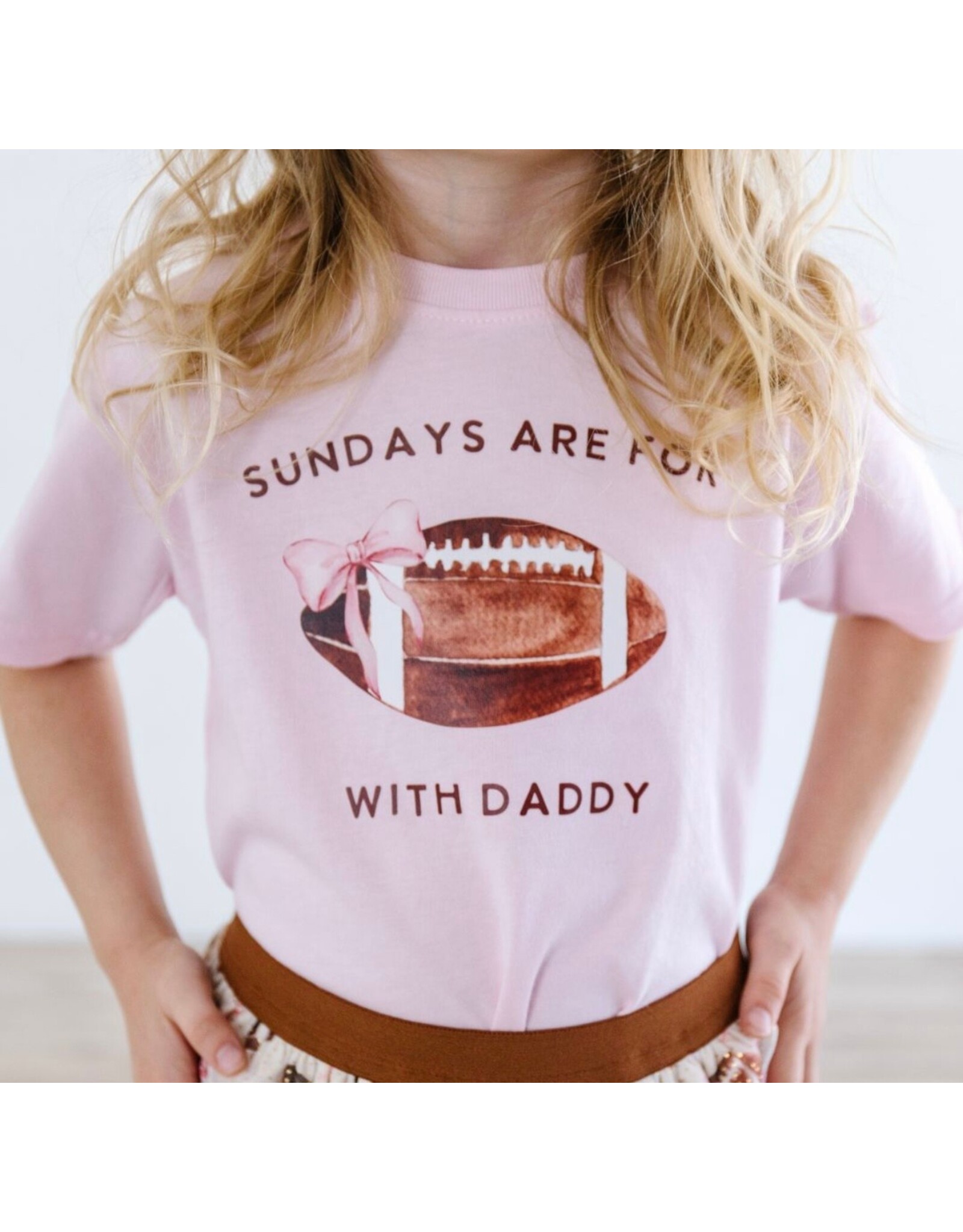 Sweet Wink- Football with Daddy S/S Ballet TShirt