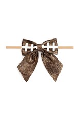 Sweet Wink- Football Bow Baby Headband