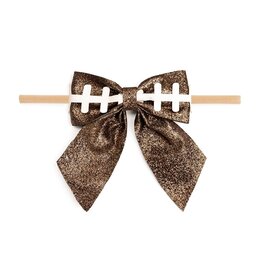 Sweet Wink- Football Bow Baby Headband