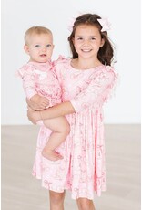 Mila & Rose Mila & Rose- Howdy 3/4 Sleeve Flutter Twirl Bodysuit