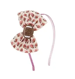 Sweet Wink- Football Cutie Tulle Bow Headband