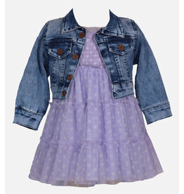 Bonnie  Jean Bonnie Jean- Josie Smocked Dress with Jacket