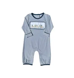 Three Sisters Three Sisters- Mallard Duck Smocked Romper