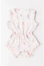 Mila & Rose Mila & Rose- Purr-maid Pom Pom Romper