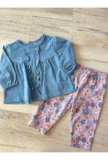Three Sisters Three Sisters- Blue Floral Demi Set