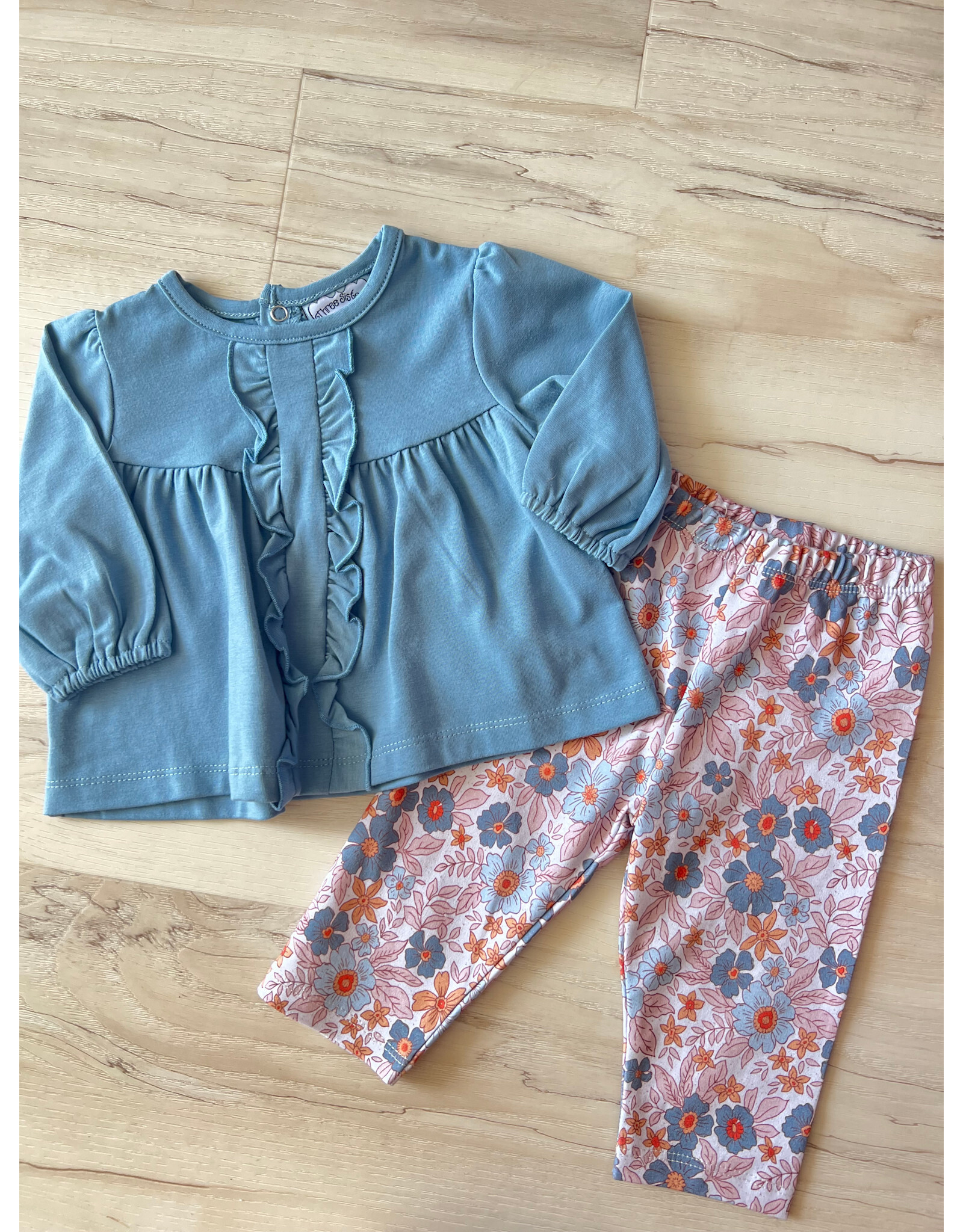 Three Sisters Three Sisters- Blue Floral Demi Set